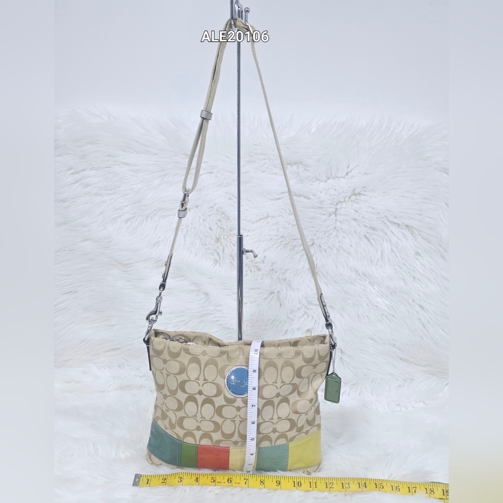 Coach Beige And Multicolor Patchwork Crossbody Bag - image 3